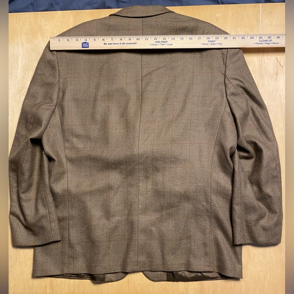Jean Paul Germain Sport Coat Vintage 100% Wool Brown 3 Button Blazer 44S - Picture 10 of 12